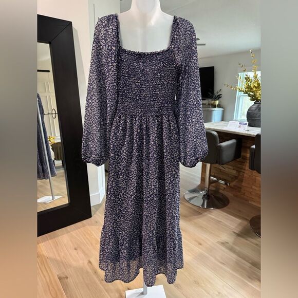 Jessica Simpson Long Sleeve Floral Dress. Extra Large - Picture 5 of 11